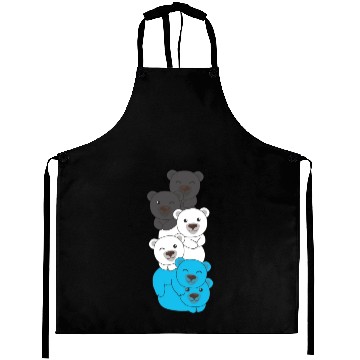 Discover Mascic Flag Pride Lgbtq Cute Bear Aprons
