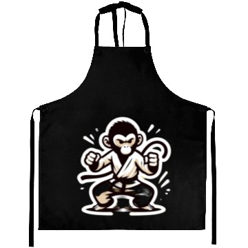 Discover Kungfu Monkey I Aprons