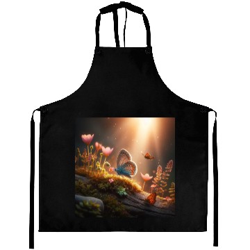 Discover butterfly on tree Aprons