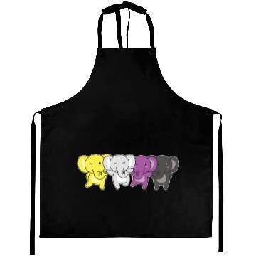 Discover Nonbinary Monkey Flag Pride Lgbtq Cute Monkeys Aprons