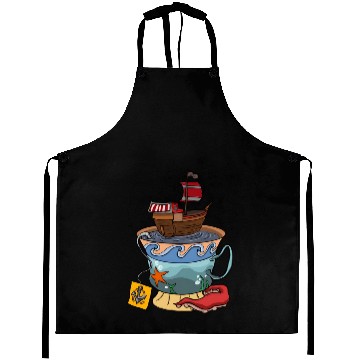 Discover Sea Tea Aprons