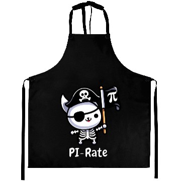 Discover Pi-Rate Cat - Pi day Aprons