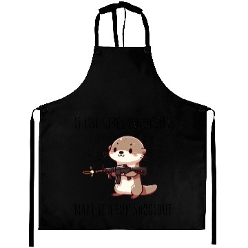 Discover Machine Gun otter Aprons