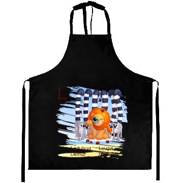 Discover L Alphabet Ladybug Loupe Lemur Lion Aprons
