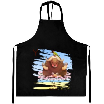 Discover Unique Creative Cute Y Alphabet Yak Yaffle Yarrow Aprons