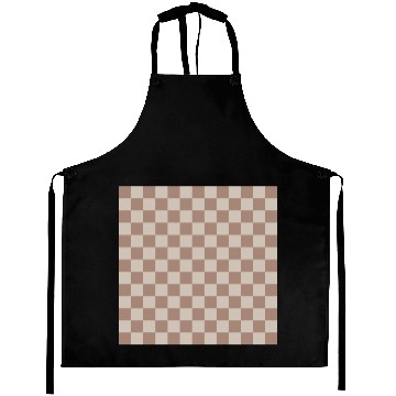 Discover Brown Classic Checkered Big Checkerboard Aprons