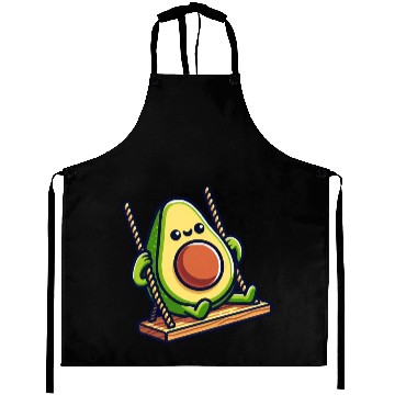 Discover Avocado on a Swing Aprons
