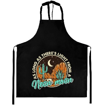 Discover Neon Moon Cactus Country Mountain Western Cow Aprons
