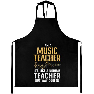 Discover Cool Music Teacher Art School Orchestra Aprons