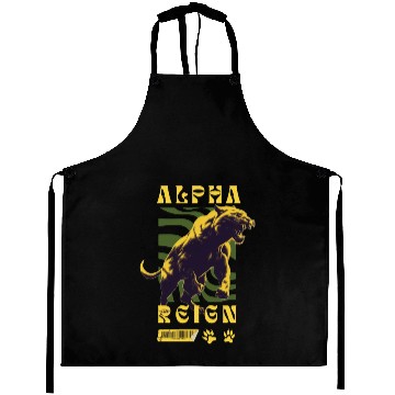 Discover Unleash The Inner Alpha: Fierce Animal Print Aprons