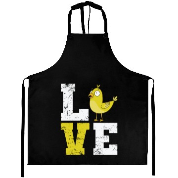 Discover Love lettering with Canary Bird Aprons