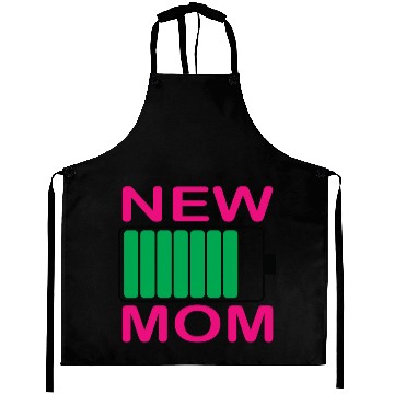Discover NEW MOM Battery full, lovely Graphic Aprons