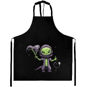 Discover Alien Cat Aprons