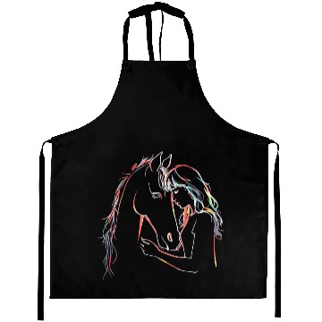 Discover Horse Lover Horseback Riding Equestrian Aprons