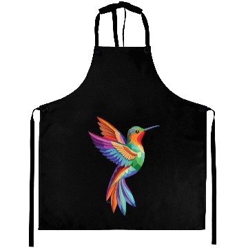Discover Geometric Hummingbird Aprons