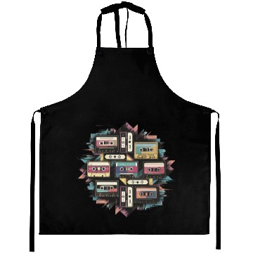 Discover 80s Retro Cassette Classic Cassette Tape for a Aprons