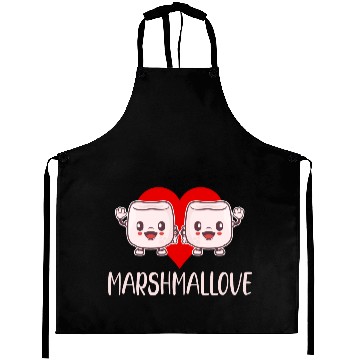 Discover Marshmallove Marshmallow Puns Cocoa RV Mountain Aprons