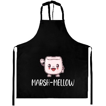 Discover Marsh-Mellow Marshmallow Puns Cocoa RV Mountain Aprons