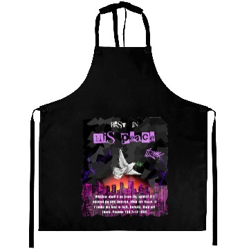 Discover Rest In His Peace Aprons