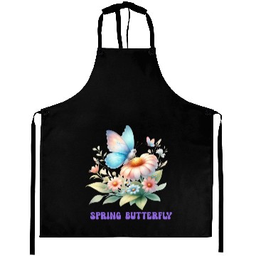 Discover spring butterfly Aprons