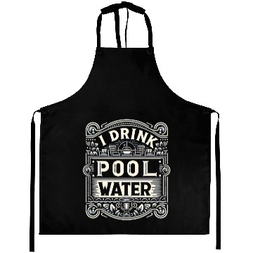 Discover I Drink Pool Water 7 Aprons