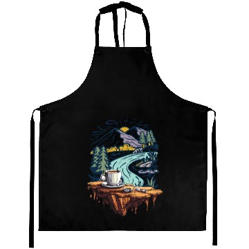 Discover Nature and Coffee Lover Classic Aprons