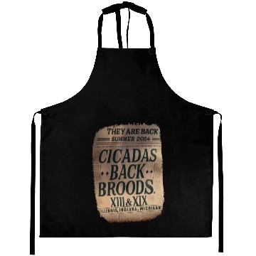 Discover cicadas Summer Invasion 2024 Bug Entomologist Gift Aprons