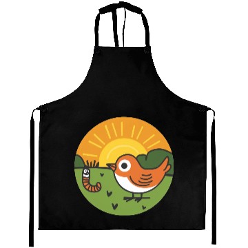 Discover Bird and worm Aprons