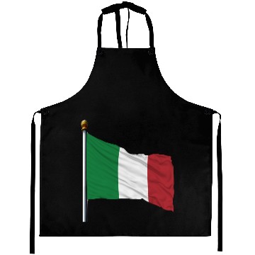 Discover italy flag Aprons