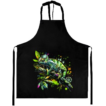 Discover Chameleonaire A Rich Lizard for Lizard Pet Lover Aprons