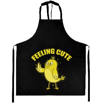 Discover Feeling Cute Canary Bird Aprons