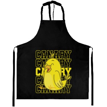 Discover Yellow Canary Bird Aprons
