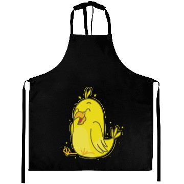 Discover funny yellow Canary Bird Aprons