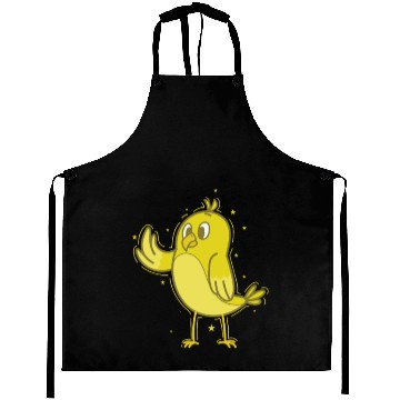 Discover Canary waving Aprons