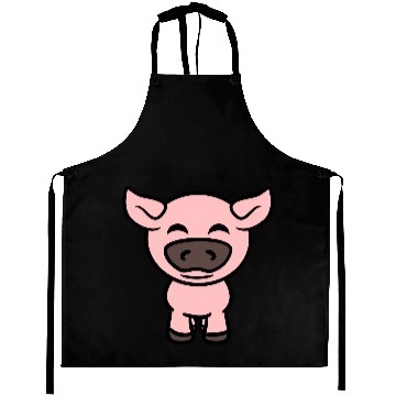 Discover Little cute piggy pig piglet cartoon animal love Aprons