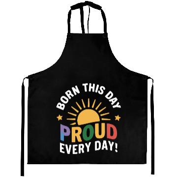 Discover Birthgay Gay Pride Flag Pride Month Equal Rights Aprons