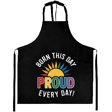 Discover Birthgay Gay Pride Flag Pride Month Equal Rights Aprons