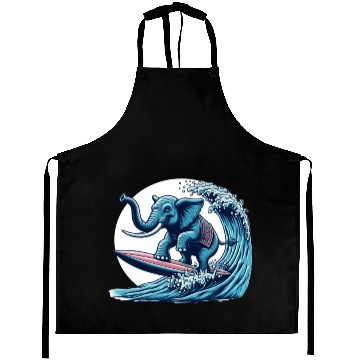 Discover Surfing elephant Aprons
