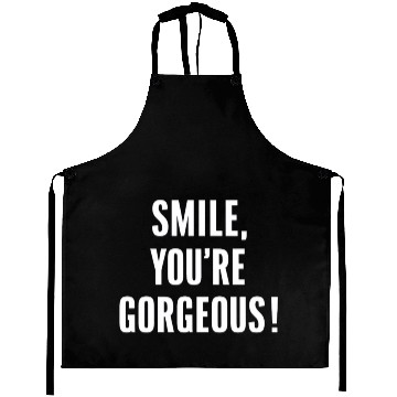 Discover Smile You're Gorgeous Positive Affirmation Aprons