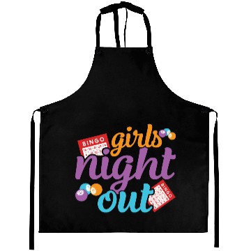 Discover Girls Night Out Bingo Player Bingo Aprons