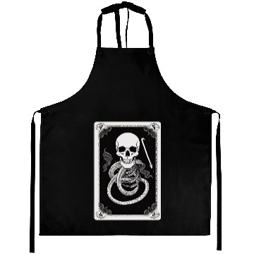Discover Skull Tarot Card Reader Astrology Occult Aprons
