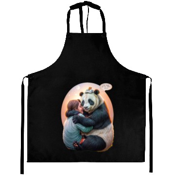 Discover Panda Embrace Aprons