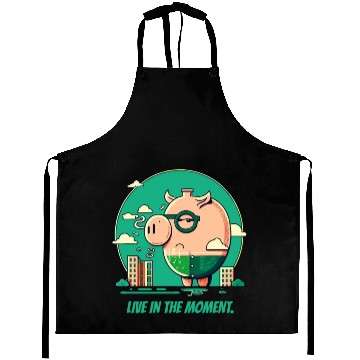 Discover Live in the Moment Pig Aprons