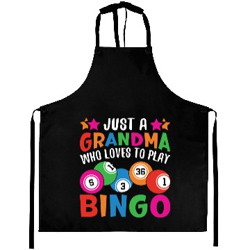 Discover Bingo Grandma Aprons