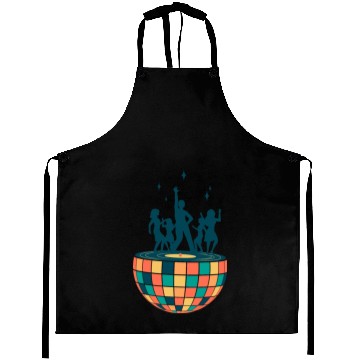 Discover Disco ball - Dancing - Groovy - Clockwork Elements Aprons