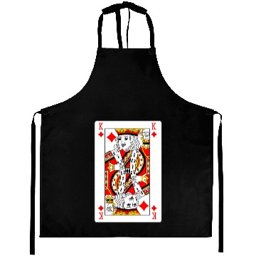 Discover King of Diamonds Playing Card Aprons