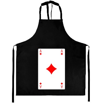 Discover Diamonds Playing card ace Aprons