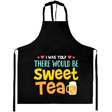 Discover Funny Sweat Tea Aprons