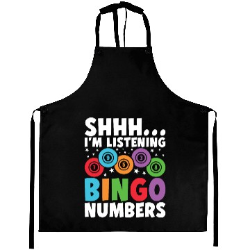 Discover Funny Bingo Gamer Aprons