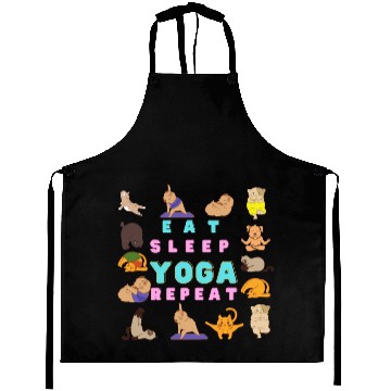 Discover Eat, sleep, yoga, repeat Aprons